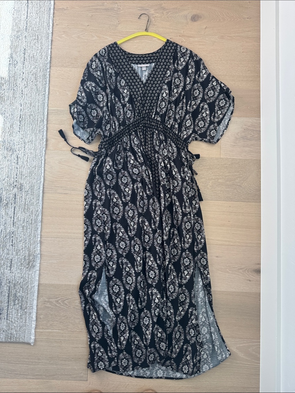Knox Rose Black and White Floral Maxi Dress